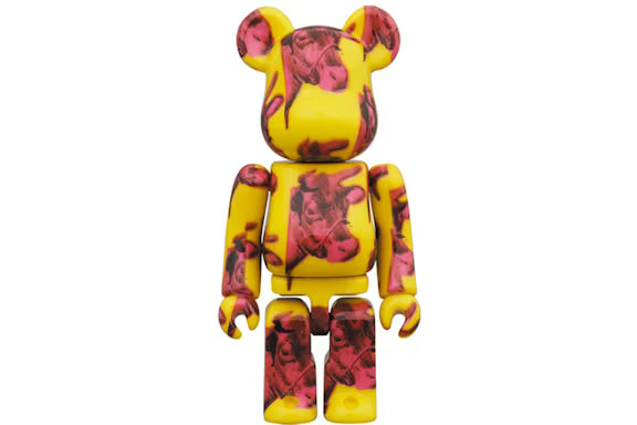 Bearbrick Andy Warhol Cow Wallpaper 100% & 400% Set