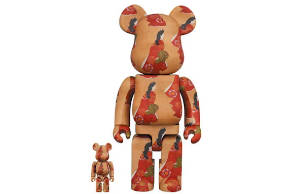 Bearbrick x Tokyo National Museum Moronobu Hishikawa (Beauty Looking Back) 100% & 400% Set