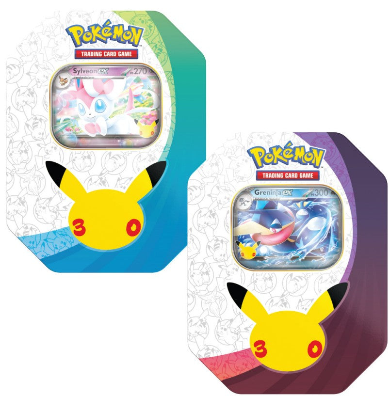 2026 Pokémon Mega Evolution 30th Celebration Tin (mista)