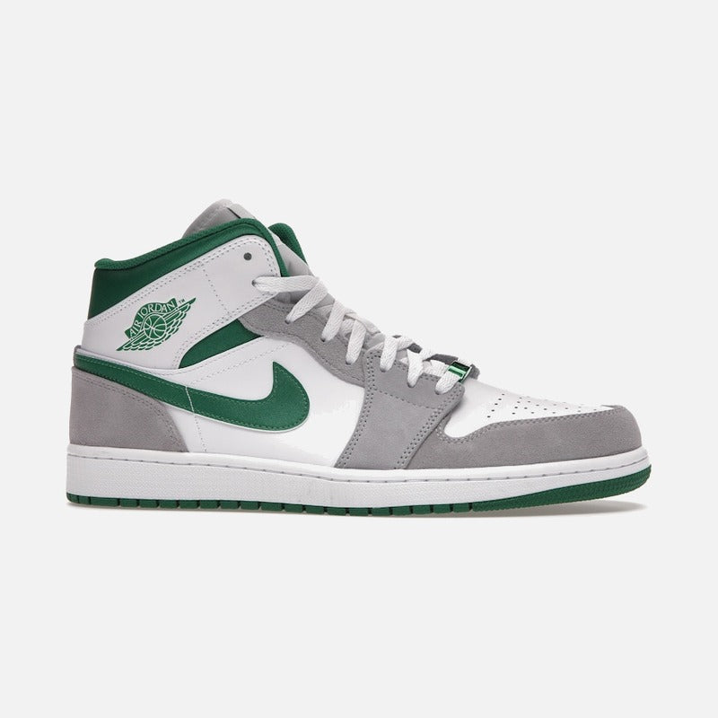 Jordan 1 mid grey green