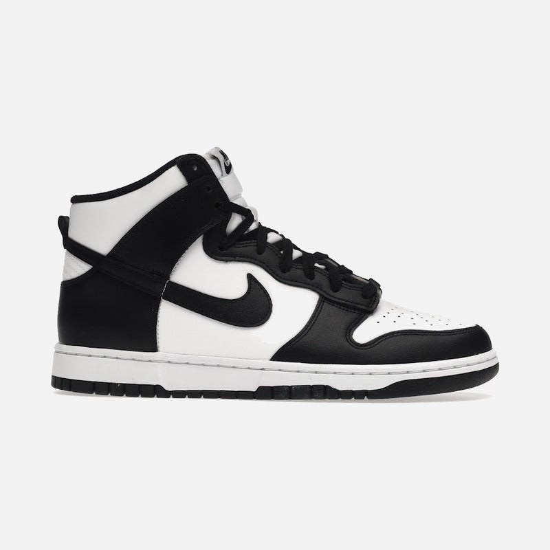 nike dunk high black white (2021)