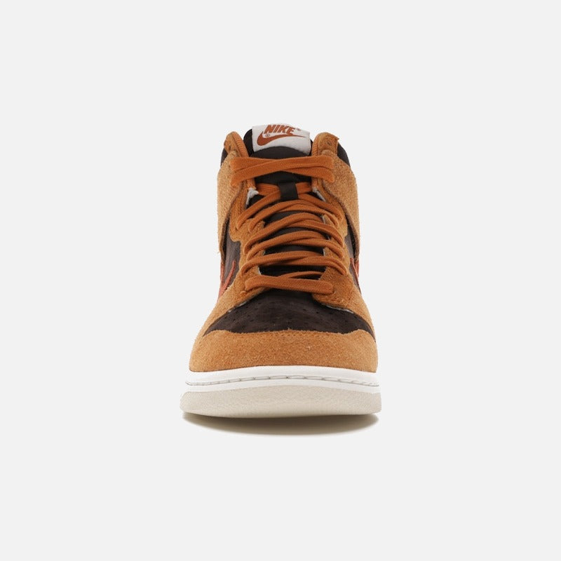 Nike dunk high prm dark russet