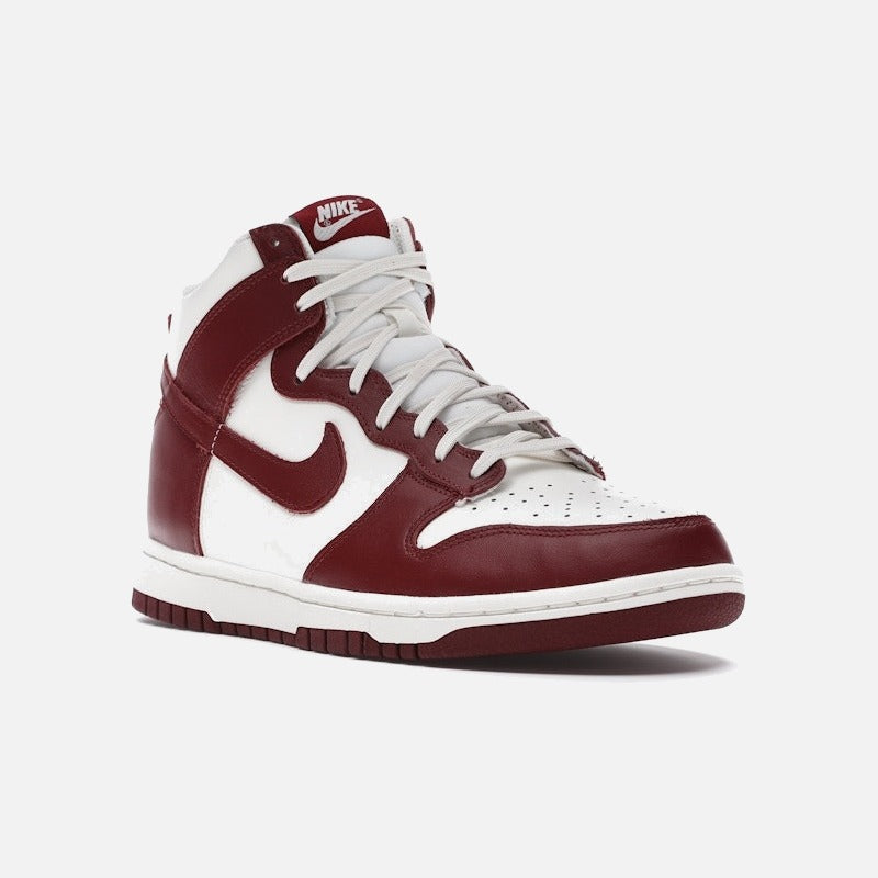 Nike Dunk High Sail Team Red