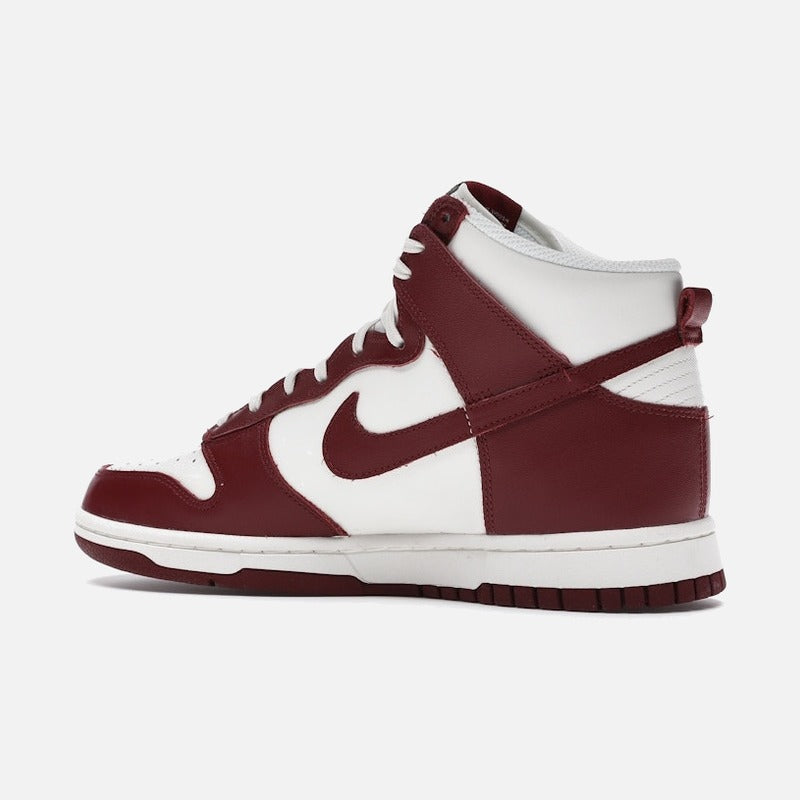 Nike Dunk High Sail Team Red