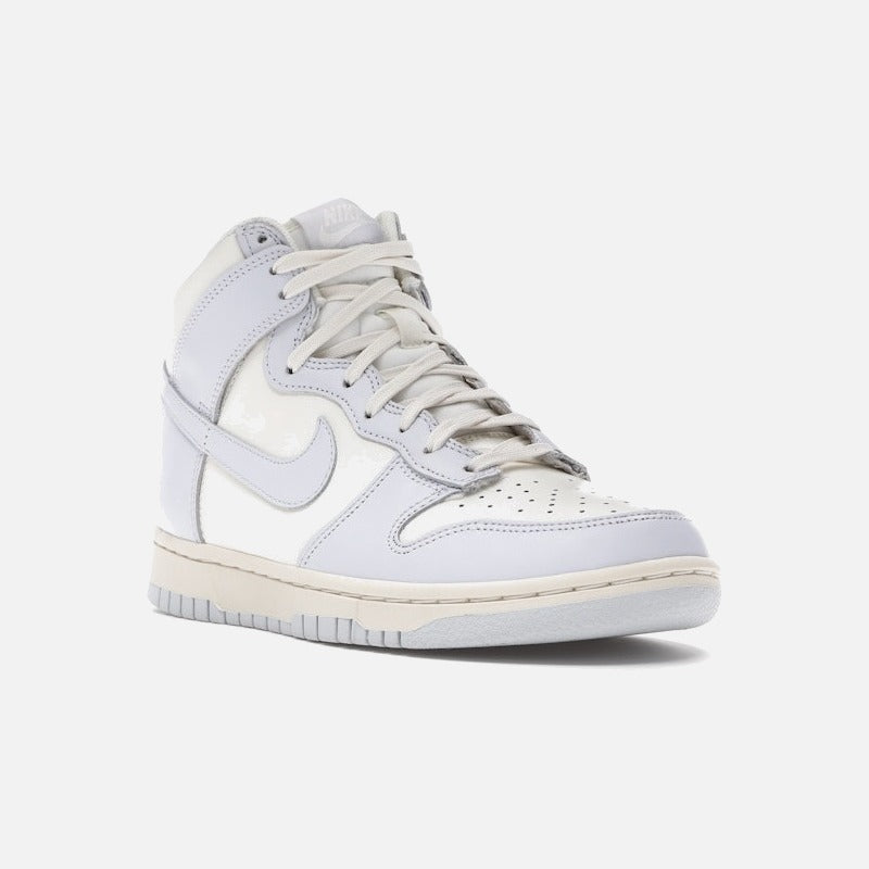 nike dunk high sail football grey (w)
