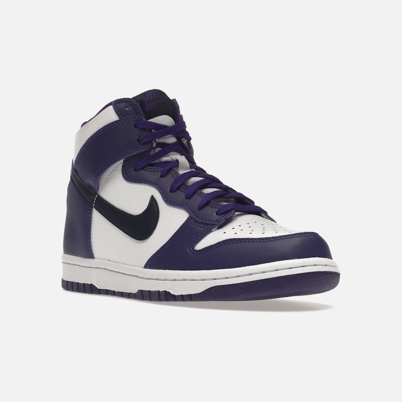 nike dunk high electro purple midnght navy (gs)