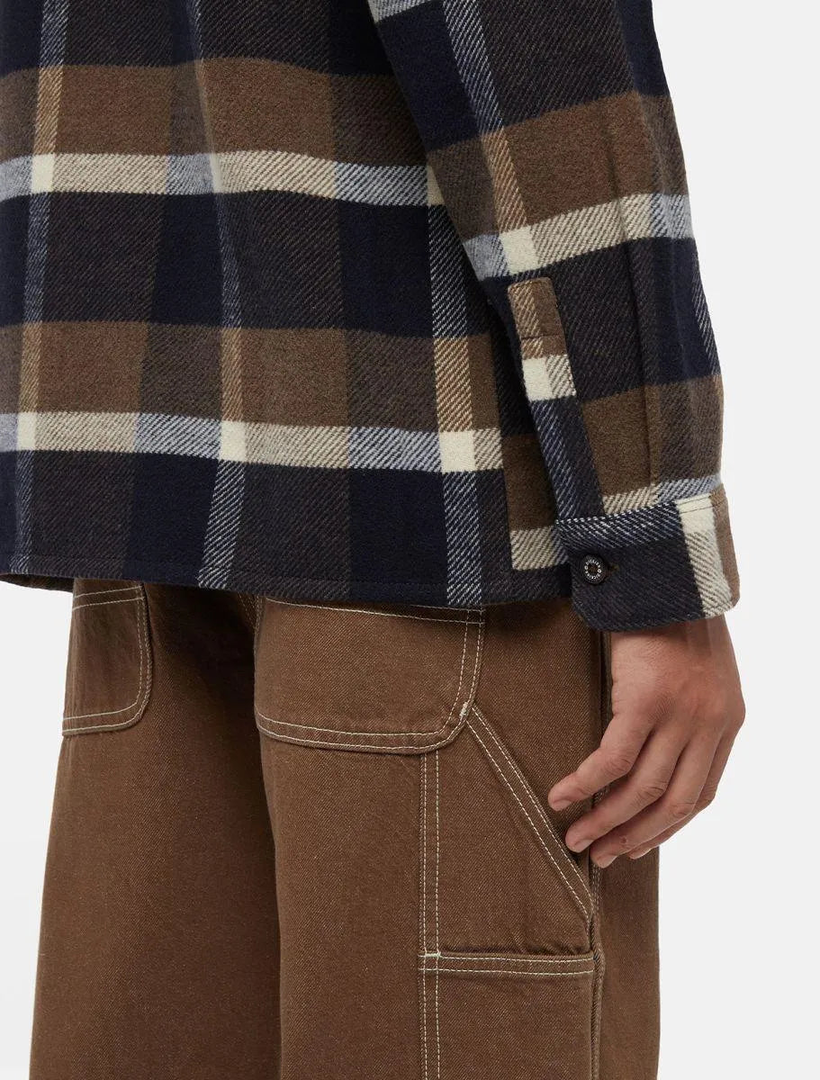 Overshirt Dickies Plaid Coaling Ls Mushroom, streetwear,DK0A4XZZMR11, Dickies, 3, 195439900967,