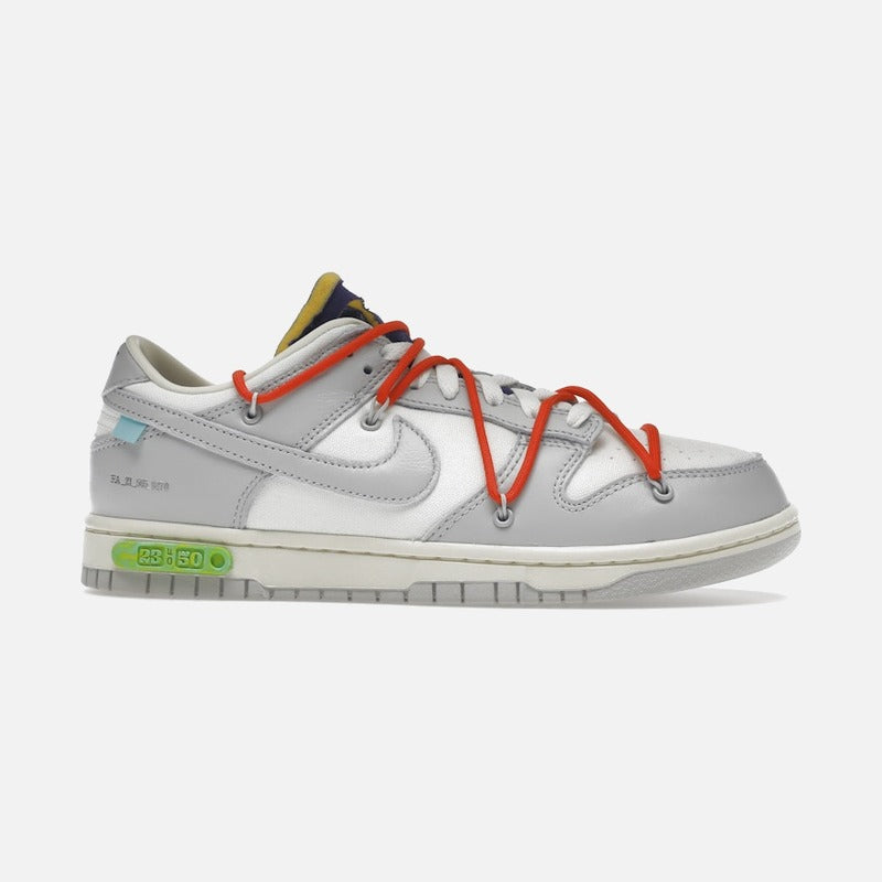 nike dunk low off-white lot 23