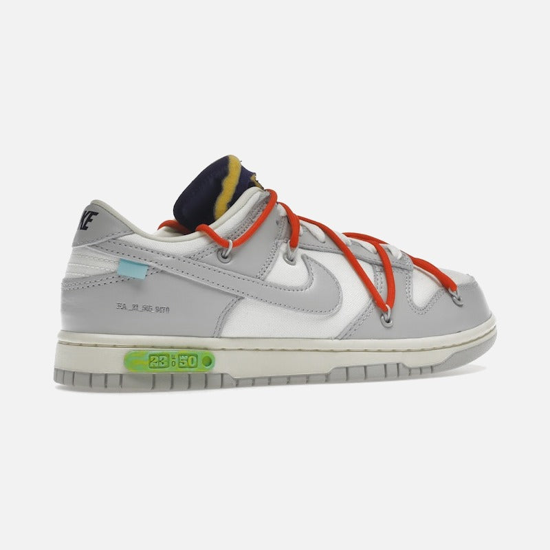 nike dunk low off-white lot 23