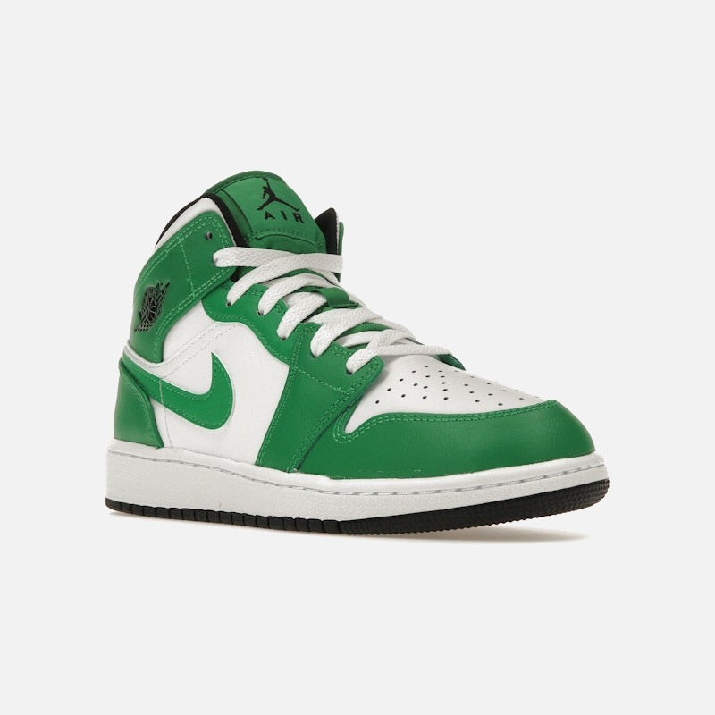 jordan 1 mid lucky green (gs)