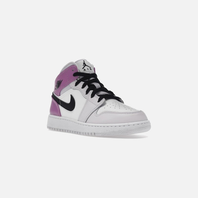 jordan 1 mid barely grape (gs)