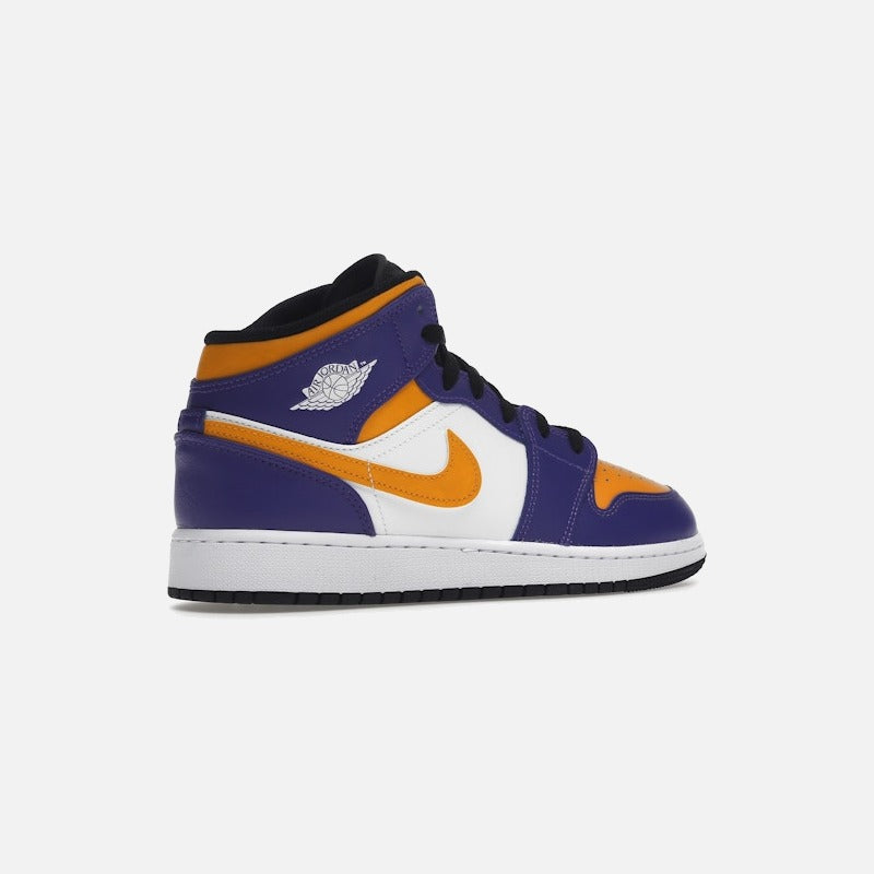 jordan 1 mid lakers (2022) (gs)