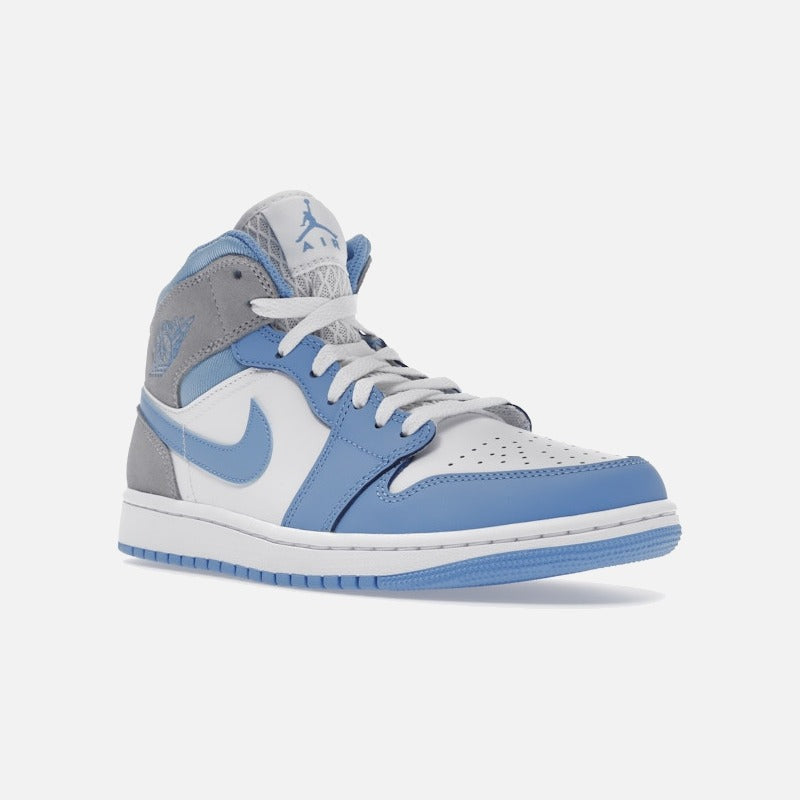 jordan 1 mid university blue grey