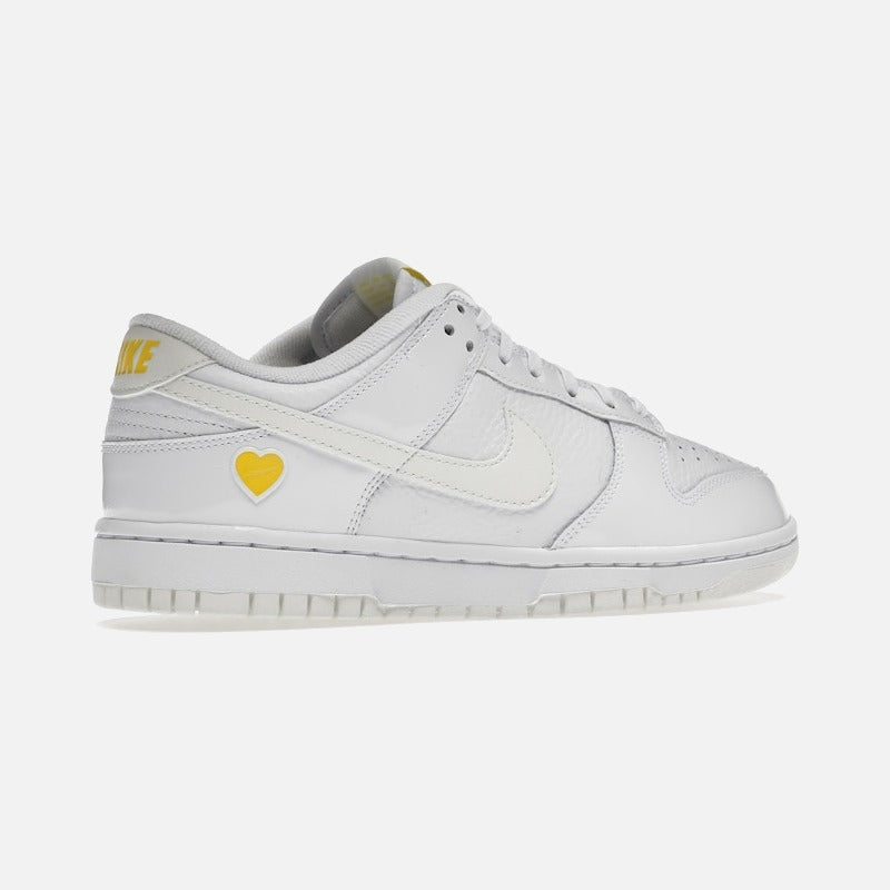 nike dunk low valentine's day yellow heart (women's)