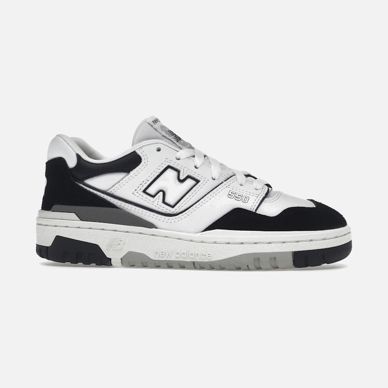 new balance 550 white black rain cloud (gs)