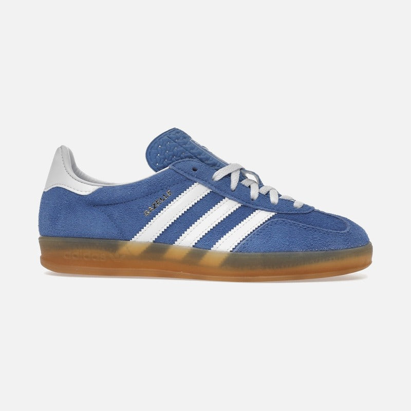 adidas gazelle indoor blue fusion gum (women's)