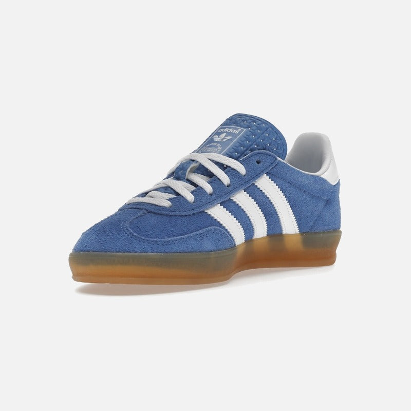 adidas gazelle indoor blue fusion gum (women's)