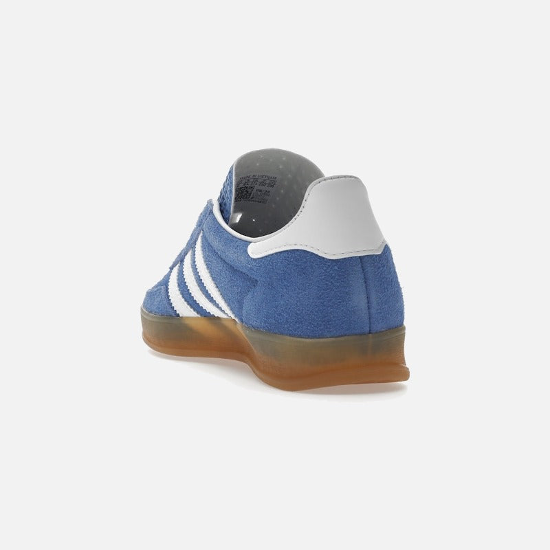adidas gazelle indoor blue fusion gum (women's)