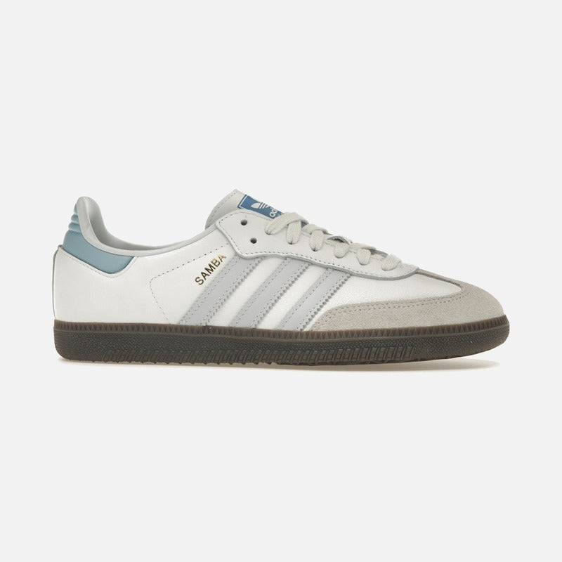 adidas samba og white halo blue