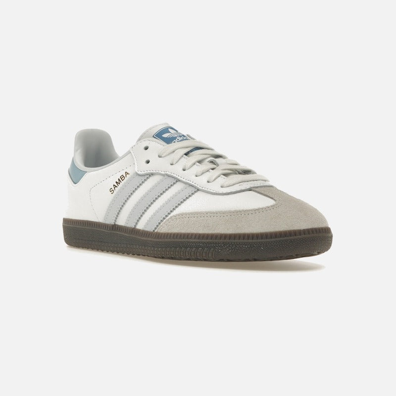 adidas samba og white halo blue