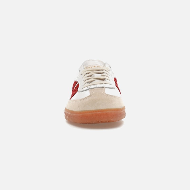adidas samba sporty & rich white collegiate burgundy