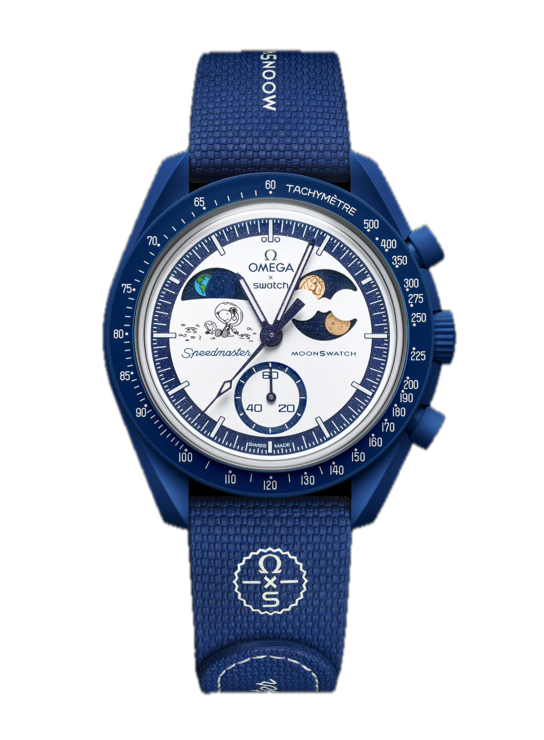 Swatch x Omega Mission To Earthphase Moonshine Snoopy Gold (Hunters Moon), watches,SO33N703L, Swatch X Omega, 1, ,