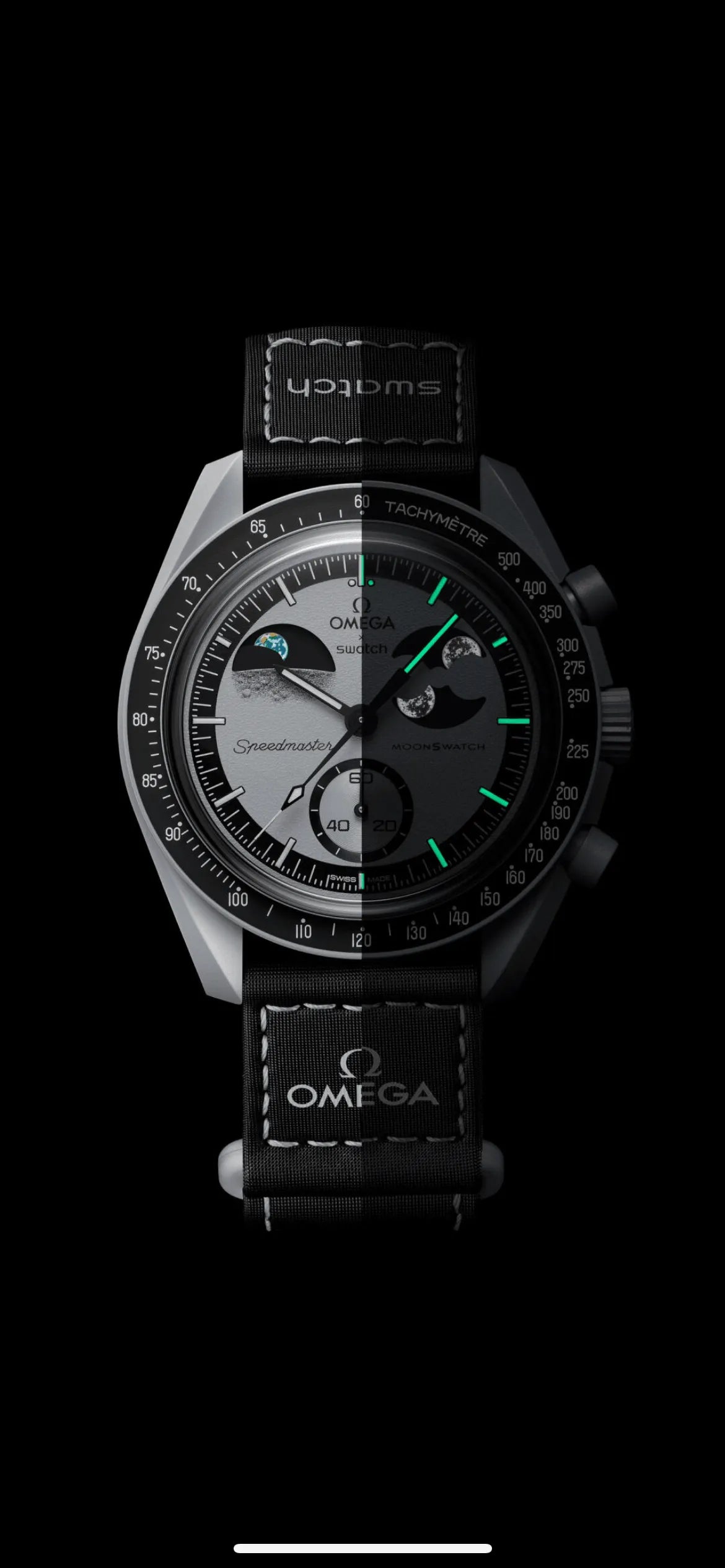 Swatch X Omega Bioceramic Moonswatch Mission To Earthphase - Belfagorsneakers