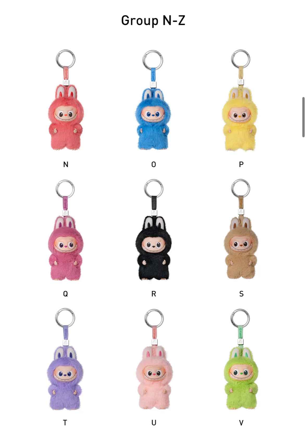 Labubu The Monsters Pin for Love Series Vinyl Plush Pendant (N-Z) Sealed Case (14 Blind Box), collectibles,, Belfagorsneakers, 2, ,
