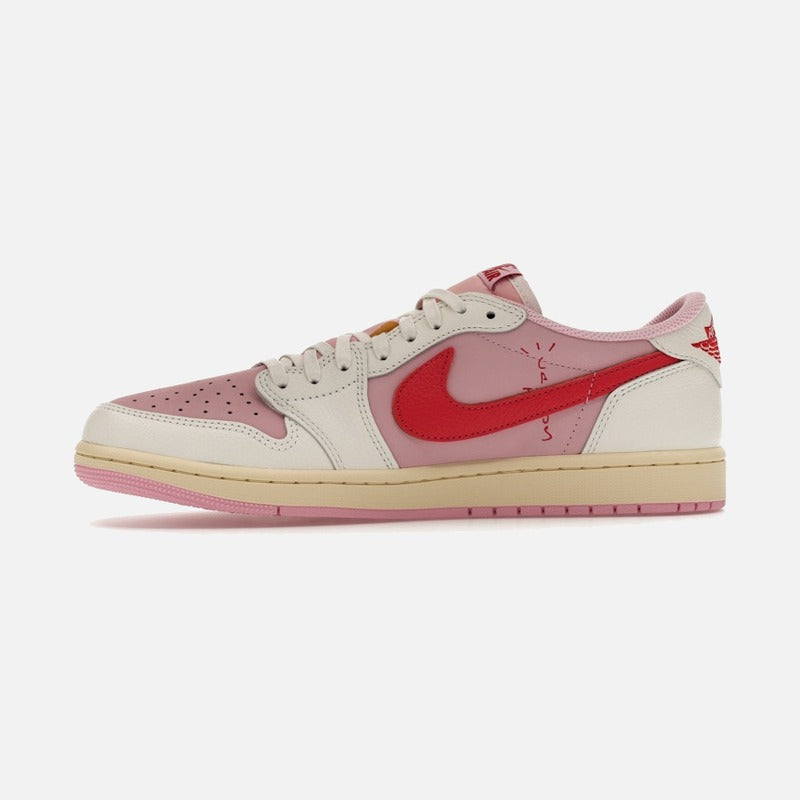 Air Jordan 1 Retro Low OG SP Travis Scott Sail Tropical Pink