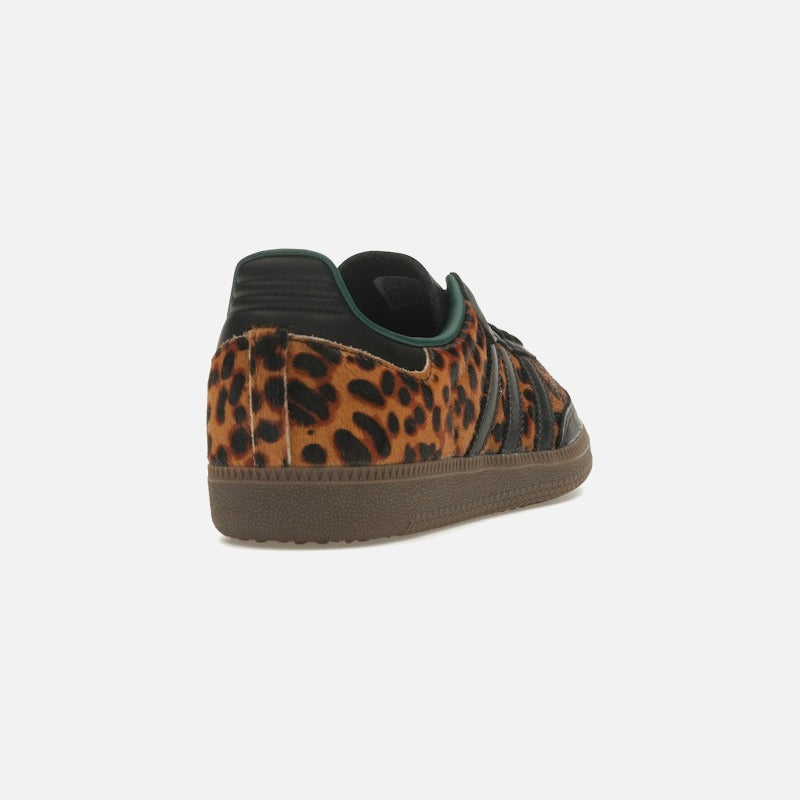 Adidas Samba Og Black Green Leopard (Women's)