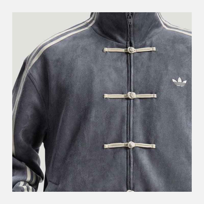 Adidas CTT Chinese Track Top 3.1 Gender Neutral Jacket (Asia Sizing) Dark Grey