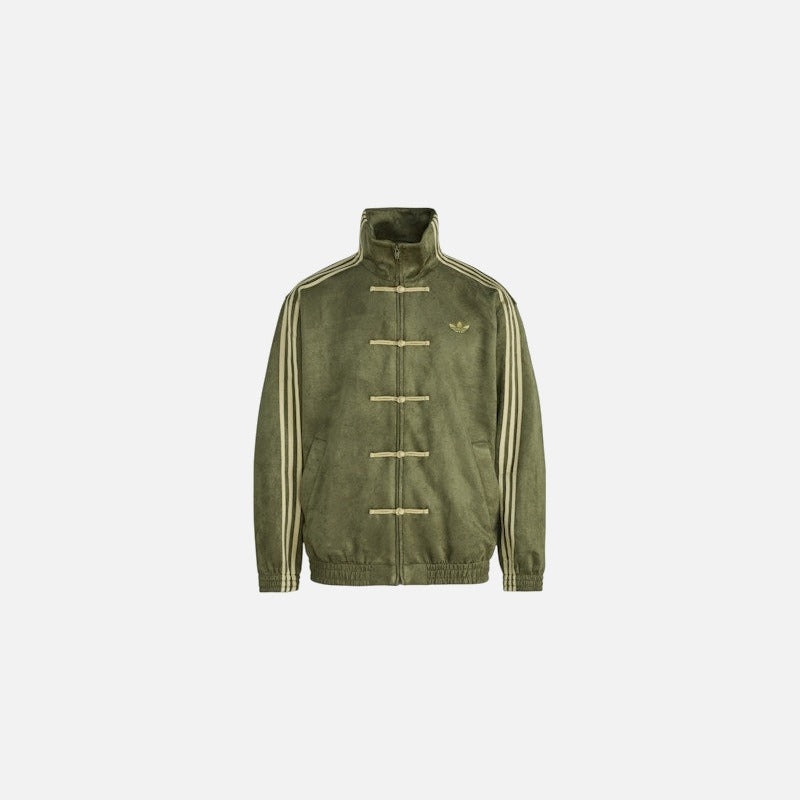 Adidas CTT Chinese Track Top 3.1 Gender Neutral Jacket (Asia Sizing) Olive