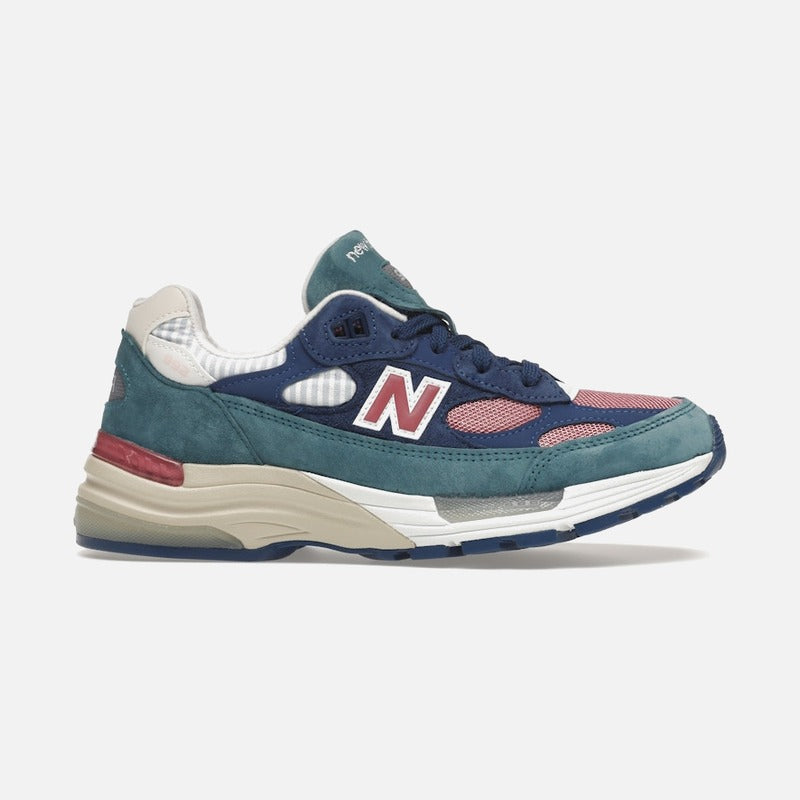 new balance 992 blue teal rose