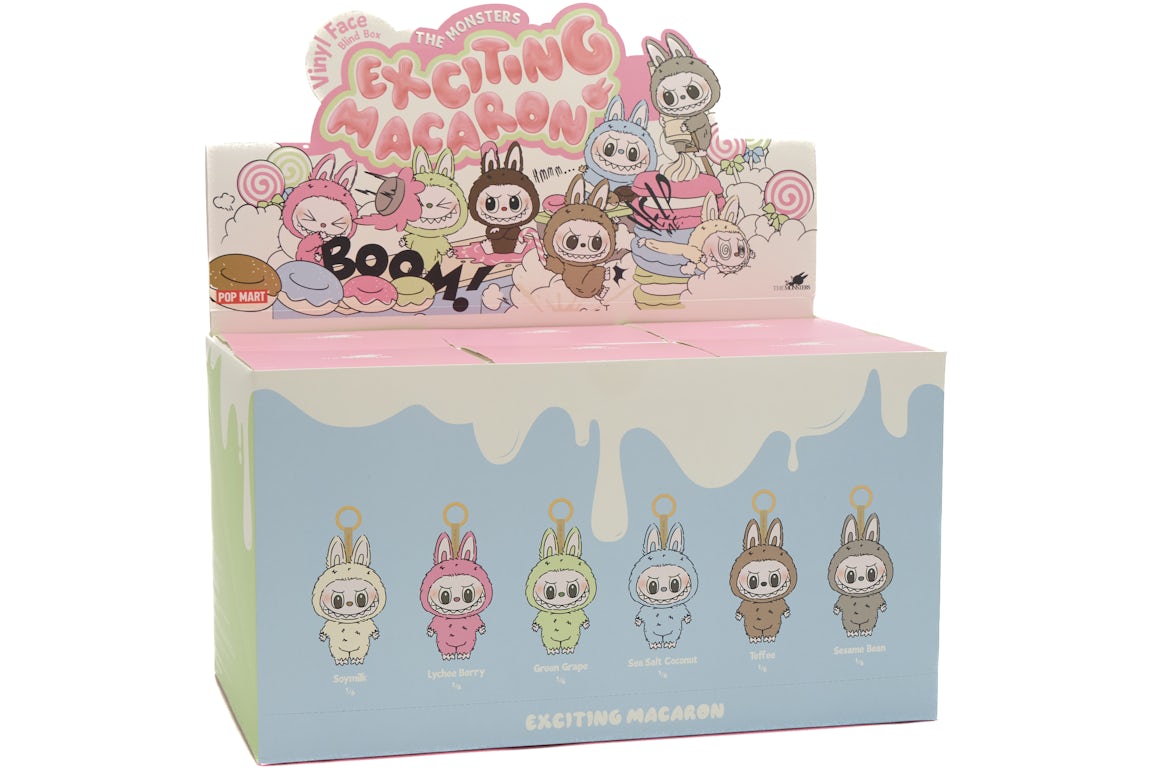 Labubu The Monsters Tasty Macarons Vinyl Face Blind Box Whole Set (6 Blind Boxes), collectibles,, Belfagorsneakers, 1, ,