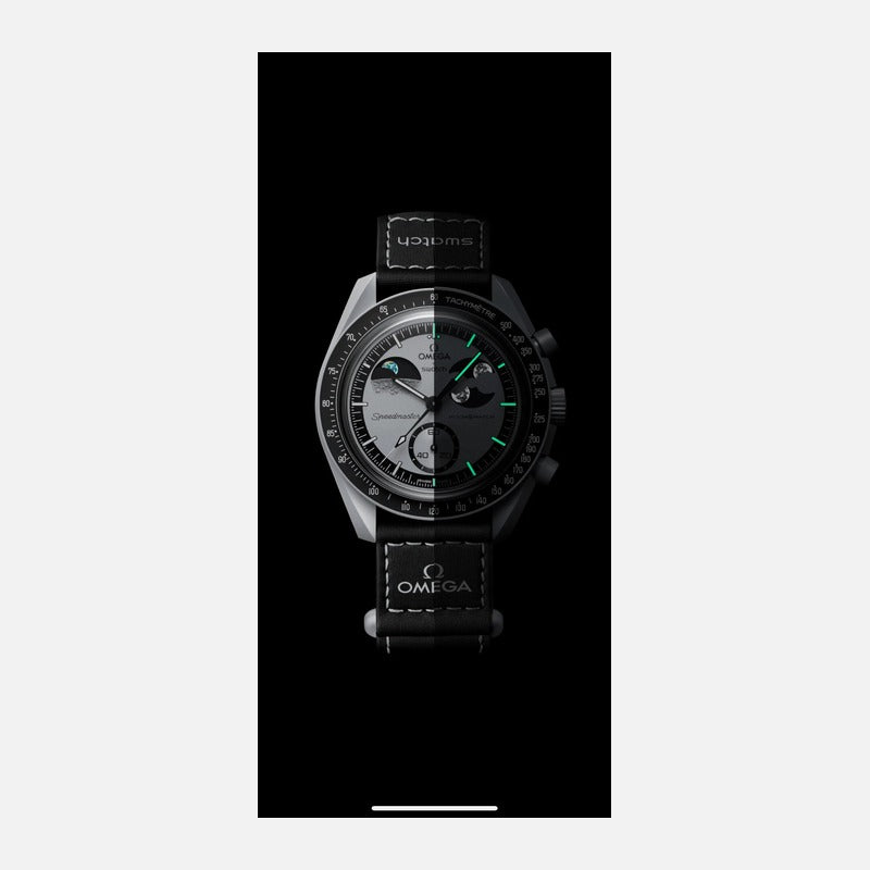 Swatch X Omega Bioceramic Moonswatch Mission To Earthphase
