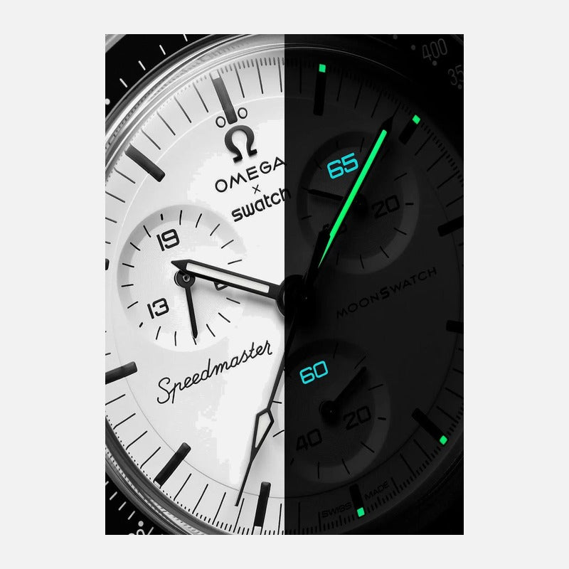 Swatch X Omega Bioceramic Moonswatch Mission To The Moon 1965