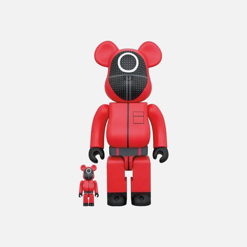 Bearbrick X Squid Game Guard (Circle) 100% & 400% Set