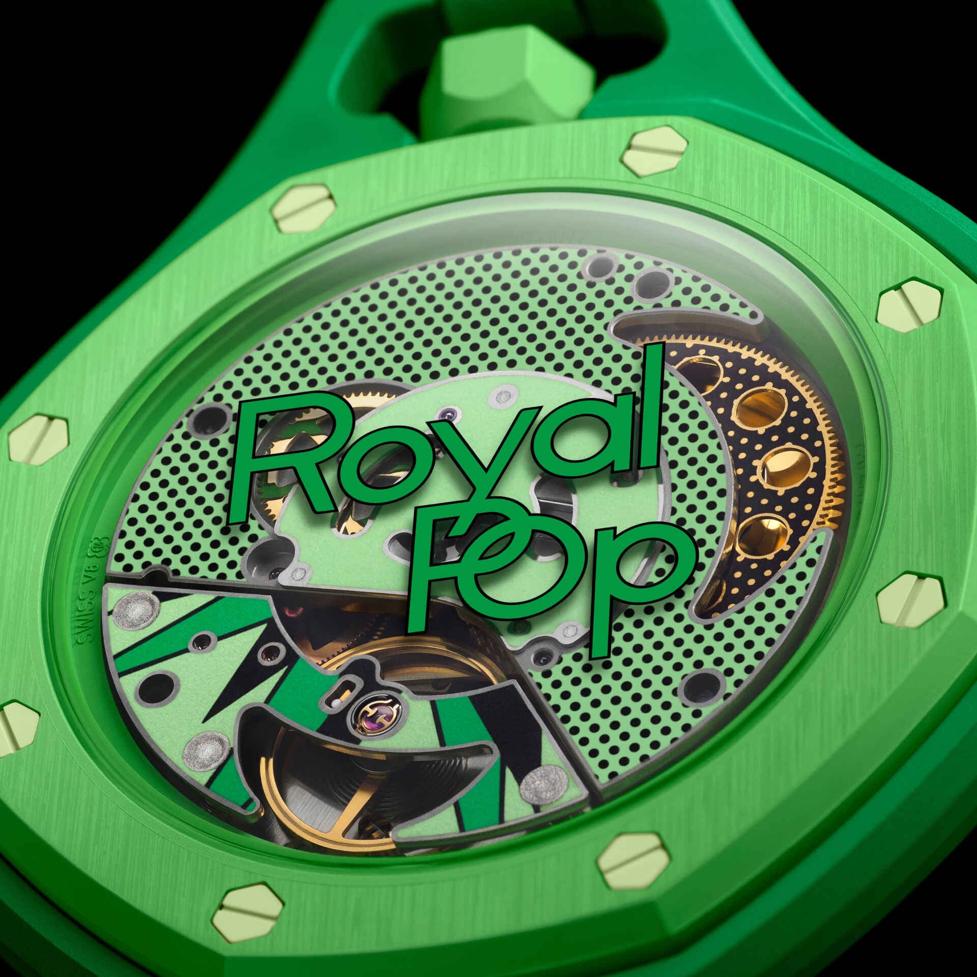 Swatch Royal Pop GREEN EIGHT Audemars Piguet