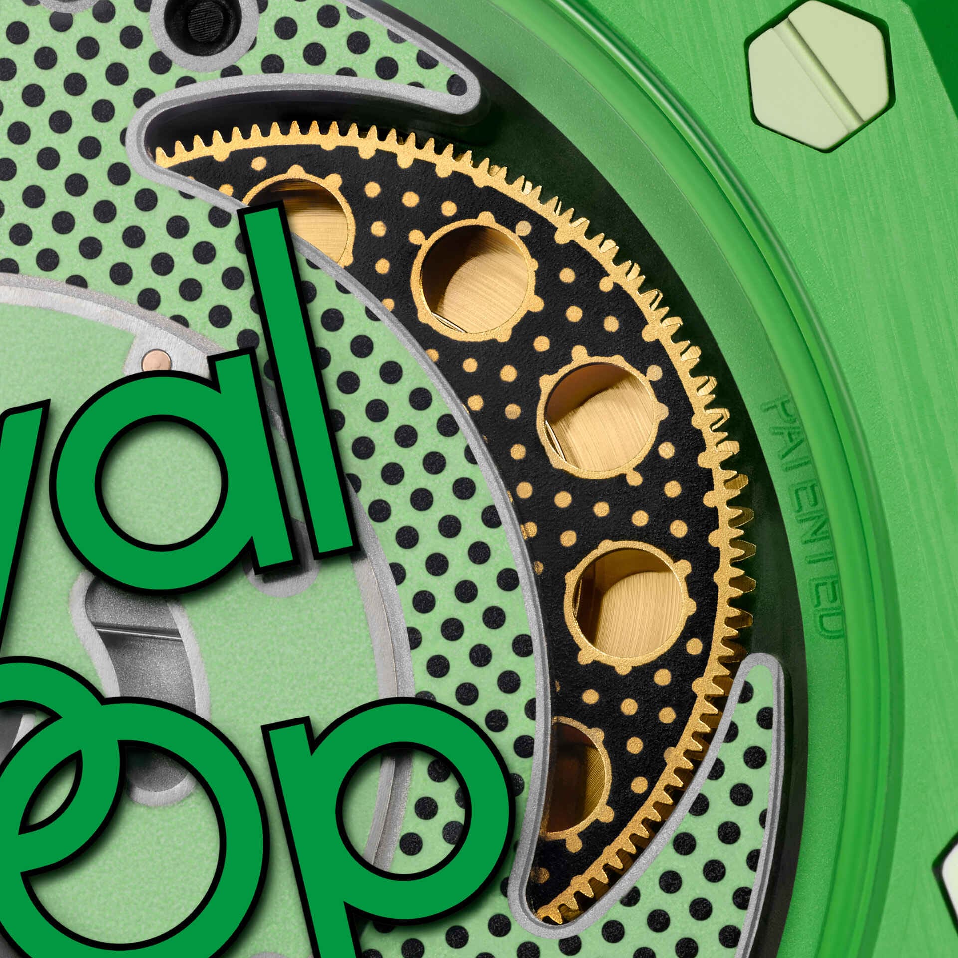 Swatch Royal Pop GREEN EIGHT Audemars Piguet