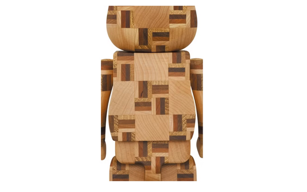 Bearbrick Karimoku Marquetry Chess 400%, collectibles,, Bearbrick, 2, ,