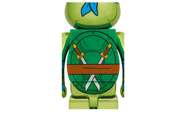 Bearbrick X Teenage Mutant Ninja Turtles LEONARDO Chrome 1000%, collectibles,, Bearbrick, 2, ,