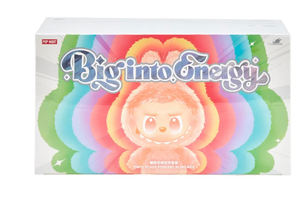 Pop Mart Labubu The Monsters Big Into Energy Series Vinyl Plush Pendant Sealed Case (6 Blind Boxes)