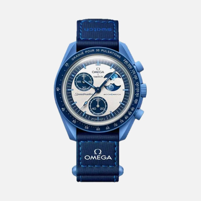 Swatch X Omega Bioceramic Moonswatch Mission To The Super Blue Moonphase
