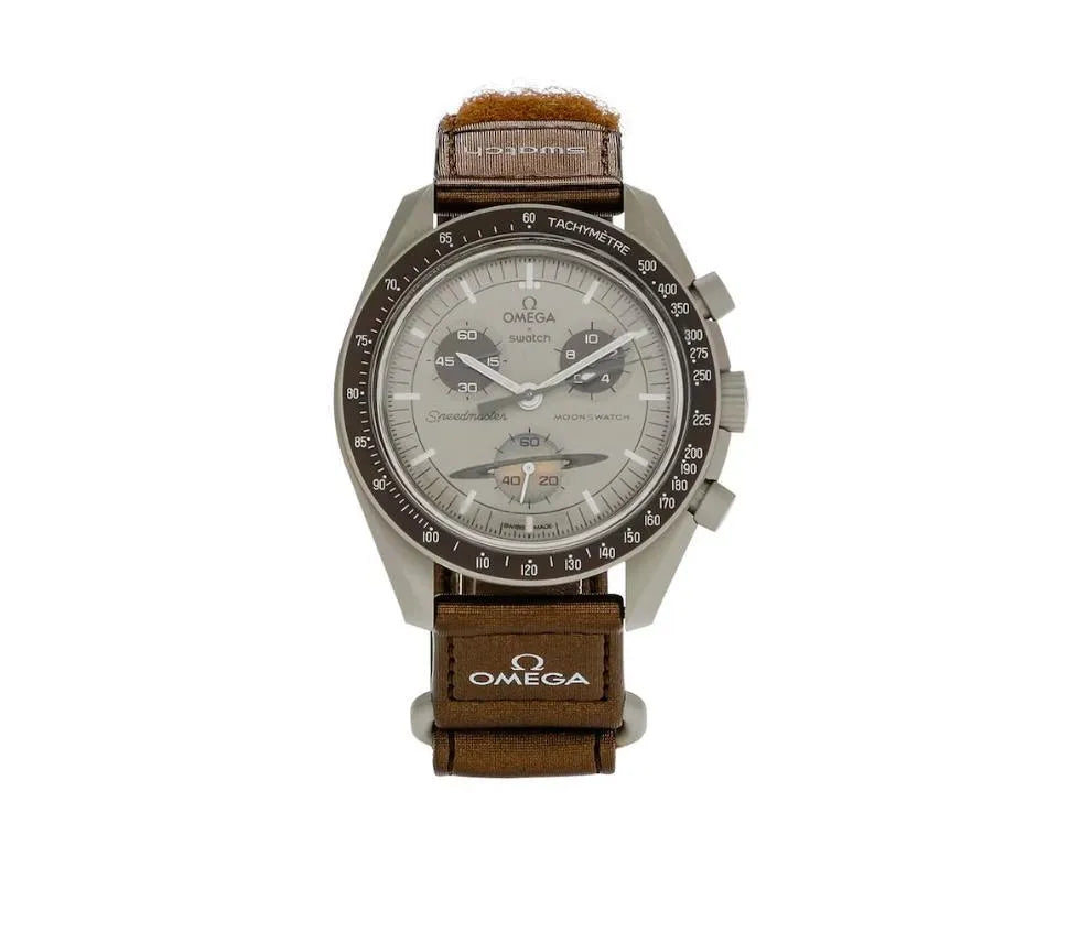 Swatch X Omega bioceramic moonswatch Mission To Saturn SO33T100 - Belfagorsneakers