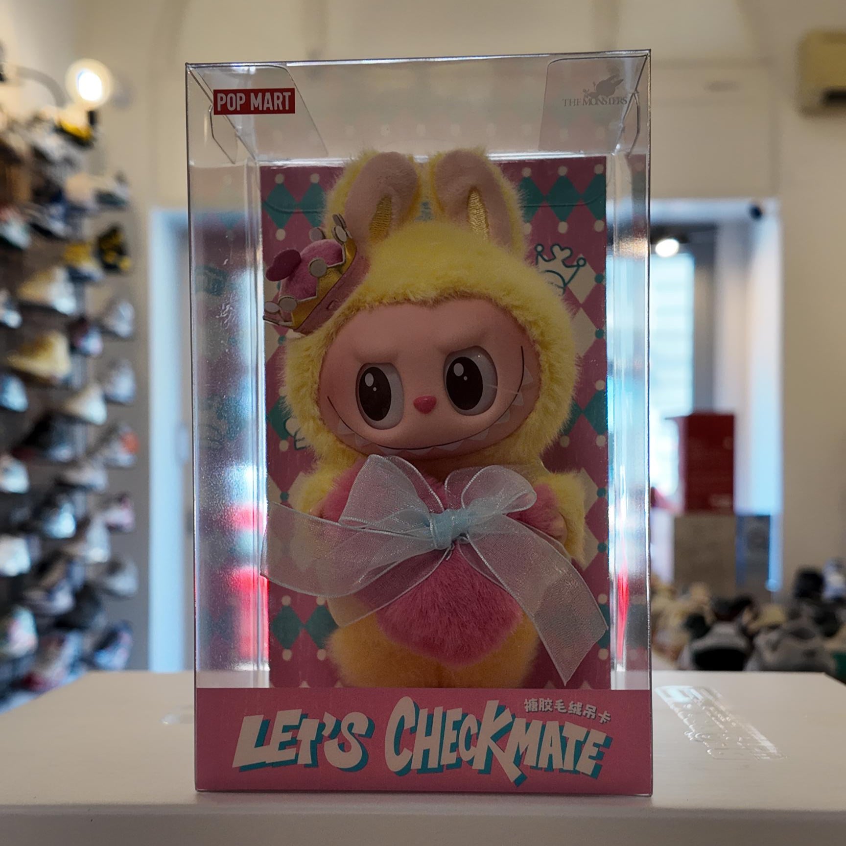 Labubu The Monsters Let's Checkmate Series Vinyl Plush Hanging Card, collectibles,, Belfagorsneakers, 1, ,