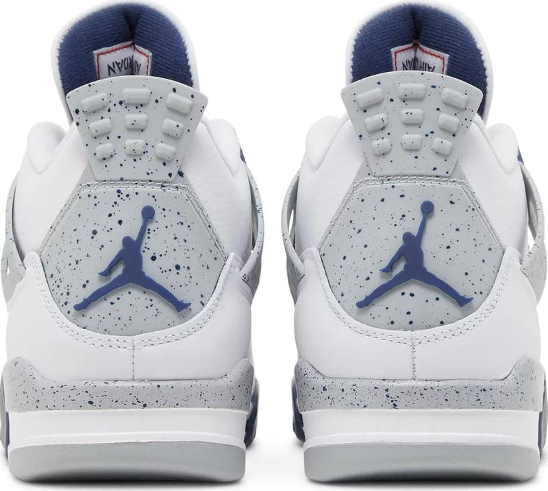 jordan 4 retro white midnight navy, sneakers,, Air Jordan 4, 4, ,