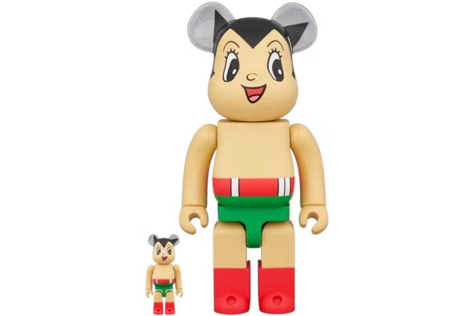 Bearbrick Astro Boy First Book Release Ver. 100% & 400% Set, collectibles,, Belfagorsneakers, 2, ,