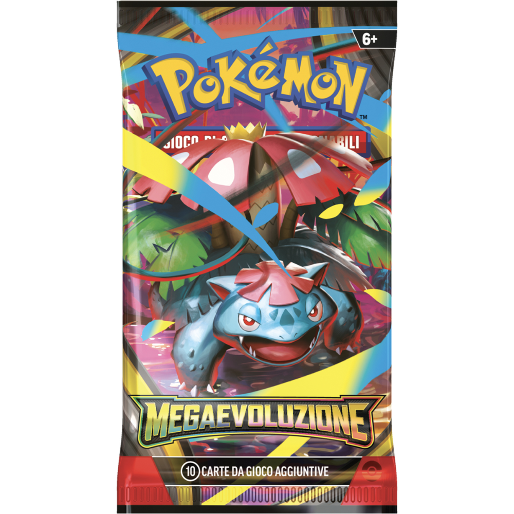 Pokémon Megaevoluzione Bustina 10 Carte ITA