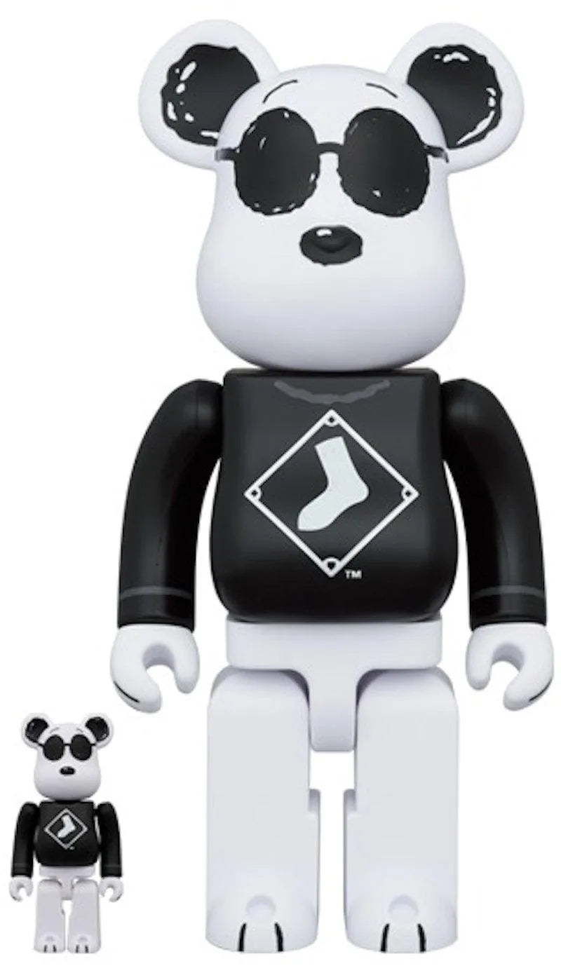 Bearbrick Mlb X Peanuts Snoopy (White Sox) 100% & 400% Set, collectibles,BBMLB, Bearbrick, 1, ,