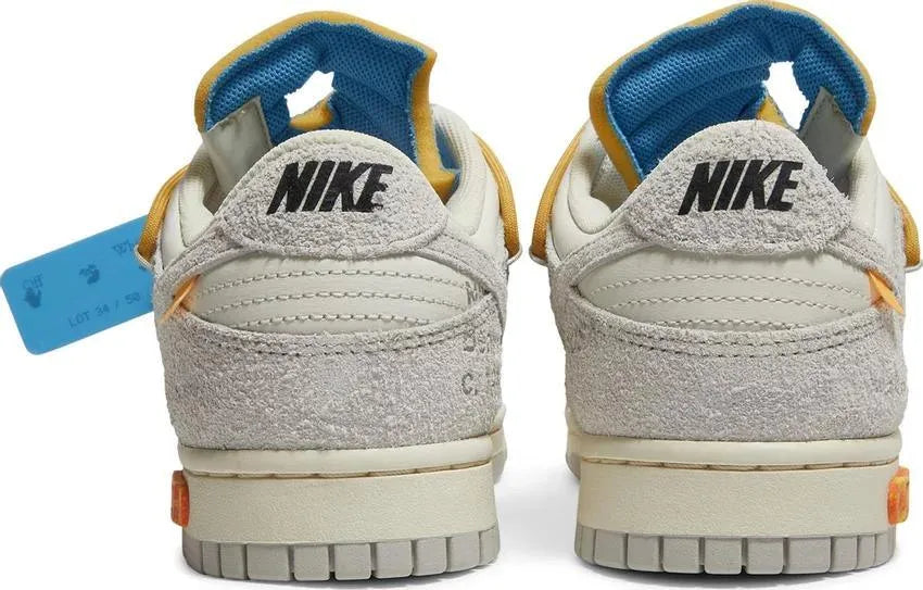 nike dunk low off-white lot 34, sneakers,, Nike x Off White, 3, ,